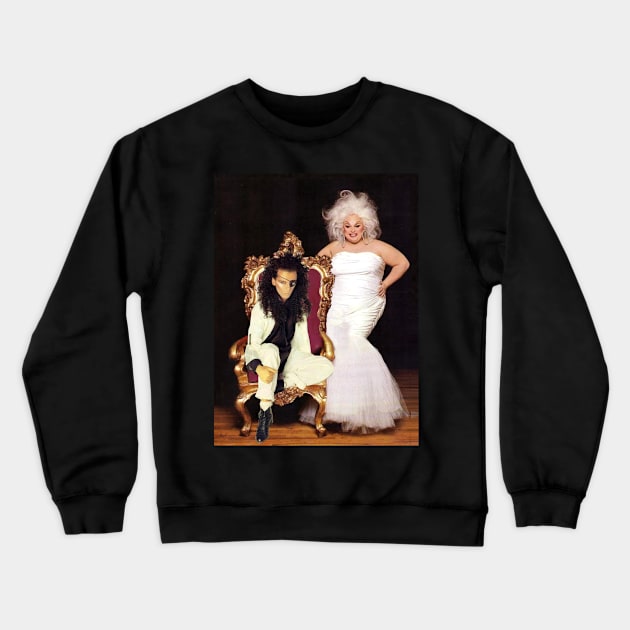Pete Burns and Divine - The Legends Crewneck Sweatshirt by FashionGoesPop
